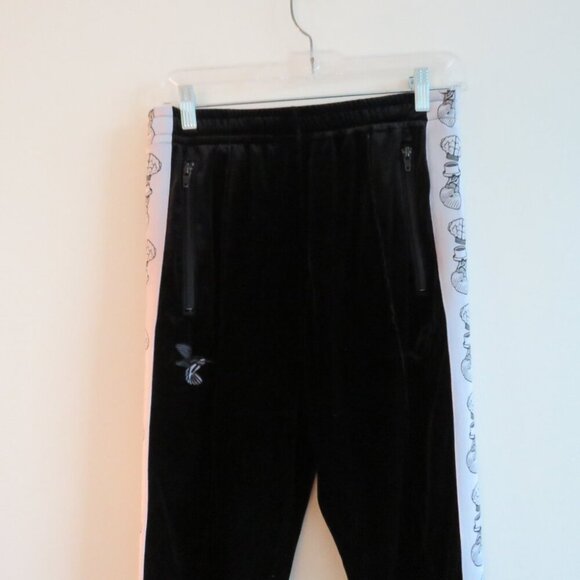 FDMTL X BILLIONAIRES BOY CLUB Black Velour Velvet Track Pants Street Men's Sz S - Picture 3 of 16